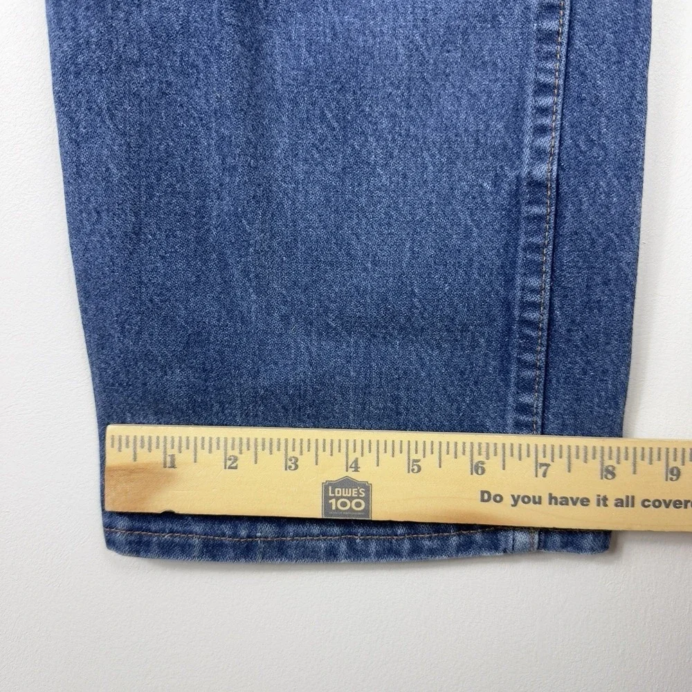 Wrangler 13MWZ Jeans Men 36x30 Denim Cowboy Cut Medium Wash Straight Heavyweight - Picture 10 of 13